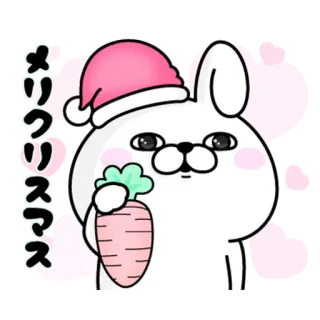 Bear & Rabbit 100% Lovelove By C❤️I telegram stickers