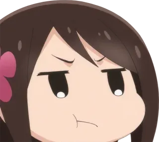😕 Anime, Manga, Ekspresi, Bingung, Lucu, Kartun, Gadis telegram sticker
