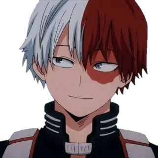❤️ Shoto Todoroki My Hero Academia アニメ, 僕のヒーローアカデミア, 轟焦凍, マンガ, 漫画, キャラクター, 日本人, ヒーロー telegram sticker