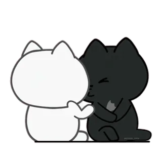 😘 kat, schattig, kawaii, dier, sticker telegram sticker