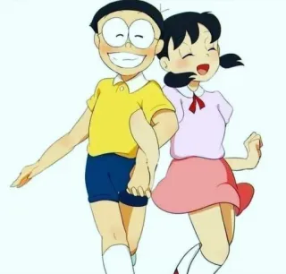 @stickersbag 🌟 Nobita Shizuka 💖 telegram stickers