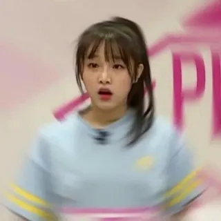 💘 expression choquée, surpris(e), femme, fille, asiatique, peur telegram sticker