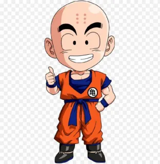 👍 Krillin Dragon Ball Krillin, Dragon Ball, Anime, Manga, Kartun whatsapp sticker