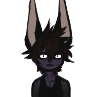 😐 Anime, Desenho animado, Monstro, Criatura, Gótico, Emo, Dark telegram sticker