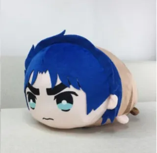 🥟 Plüsch, Anime, blaue Haare, kawaii, süß, Figur, Spielzeug telegram sticker