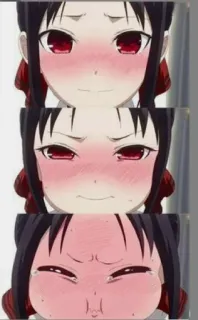 😳 Kaguya Shinomiya Kaguya-sama: Love Is War Anime, Kaguya-sama, Love is War, Kaguya Shinomiya, Émotionnel, Mignon, Meme telegram sticker