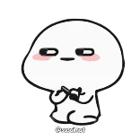 🙃 Osuint การ์ตูน, น่ารัก, เรียบง่าย, อารมณ์, สีหน้า, ศิลปะดิจิทัล telegram sticker