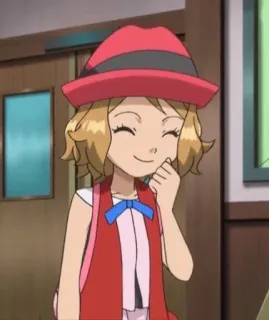 😊 Serena Pokémon Аниме, Мультфильмы, Покемон, Серена whatsapp sticker