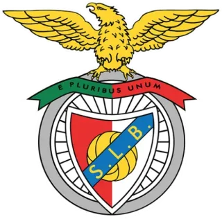 🇵🇹 E PLURIBUS UNUM 鹰, 徽章, 盾牌, 红色, 白色, 运动, SLB telegram sticker