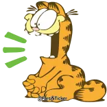 😃 Garfield desenho animado, gato, garfield, engraçado, humor telegram sticker
