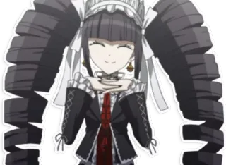 😊 Celestia Ludenberg Danganronpa Anime, Manga, Ragazza, Sorridendo, Personaggio, Danganronpa, Celestia Ludenberg telegram sticker