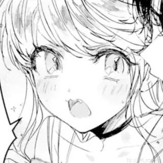 🥺 Dziewczyna anime, Manga, Słodkie, Kobieta, Kreskówka, Portret, Ilustracja telegram sticker