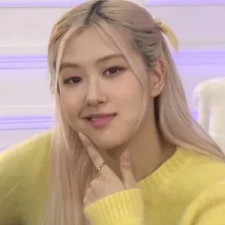 🍐 Rose kpop, cantante, rose, blackpink, celebridad telegram sticker