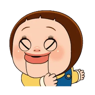 😣 Dibujos animados, Personaje, Chica, Lindo, Asiático telegram sticker