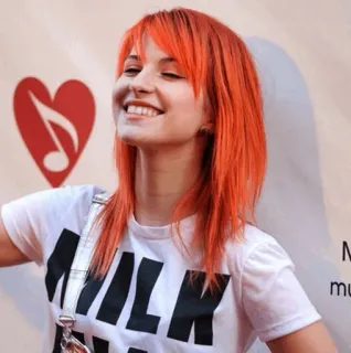 🌀 MILK
BLOK เฮลีย์ วิลเลียมส์, Paramore, ผมสีส้ม, Milk Blok, เพลง, นักร้อง telegram sticker
