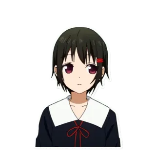 👀 Miko Iino Kaguya-sama: Love Is War Anime, Manga, Chica, Uniforme escolar, Personaje, Miko Iino, Kaguya-sama: Love Is War whatsapp sticker