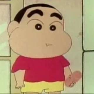 🌱 Shin-chan Crayon Shin-chan Shin-chan, Crayon Shin-chan, Anime, Cartoni animati, Manga, Commedia whatsapp sticker