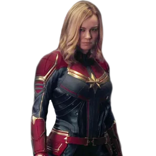 😑 Captain Marvel 漫威, 超级英雄, 惊奇队长, 布丽·拉尔森, 复仇者联盟, 漫画 telegram sticker