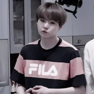 🧁 FILA kpop, celebryta, min yoongi, bts, piosenkarz, muzyk telegram sticker