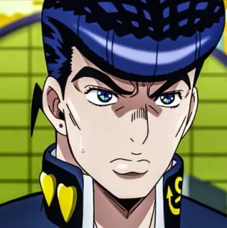 💎 Josuke Higashikata JoJo's Bizarre Adventure อนิเมะ, มังงะ, โจสุเกะ, โจโจ้ telegram sticker