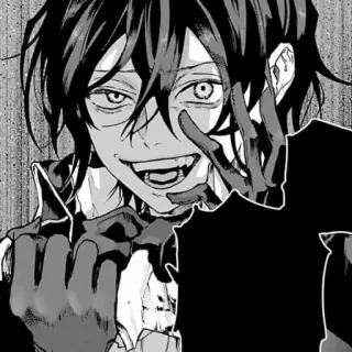 ⛓ Anime, Manga, Beleidigende Geste, Mittelfinger, Figur telegram sticker