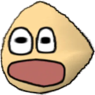 😳 Blob, Cartoon, Ausdruck, Lustig, Figur telegram sticker