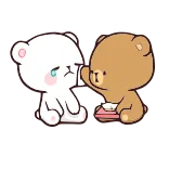 😢 oso, lindo, triste, amor, kawaii whatsapp sticker
