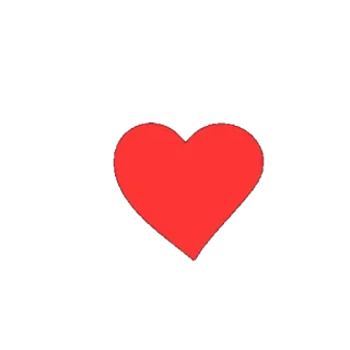 ❤️ corazón, amor, pixel, 8-bit, rojo, digital whatsapp sticker