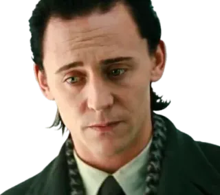 😕 Loki Loki, Marvel, Tom Hiddleston, character, god of mischief telegram sticker