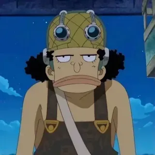😐 Usopp One Piece Usopp, One Piece, Anime, Manga, Pirata, Francotirador, Piratas del Sombrero de Paja telegram sticker