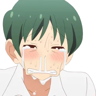 😭 anime, crying, sad, manga, emotional, tears telegram sticker