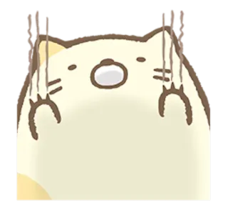 😩 kucing, garuk, takut, imut, hewan telegram sticker