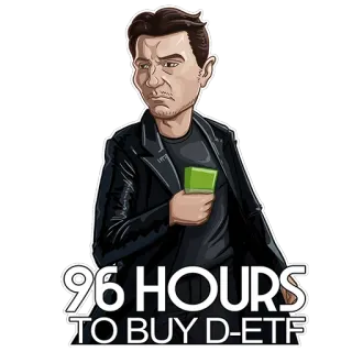 🧑 96 HOURS TO BUY D-ETF เงิน, การลงทุน, เส้นตาย, ธุรกิจ, ตลาดหุ้น telegram sticker