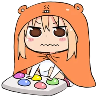 🥧 Animé, Mignon, Personnage, Dessin animé, Illustration whatsapp sticker