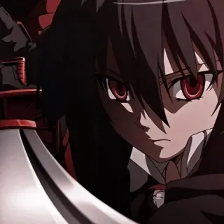 👺 Anime, Broń, Miecz, Akame Ga Kill telegram sticker