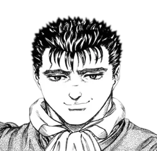 🤝 Guts Berserk manga, anime, berserk, guts, chiến binh, kiếm telegram sticker
