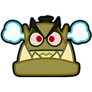 😤 monster, cartoon, angry, green telegram sticker