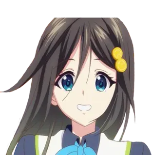 😁 Anime, Ragazza, Carino, Cartone animato telegram sticker