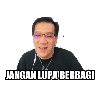 😇 JANGAN LUPA BERBAGI telegram sticker