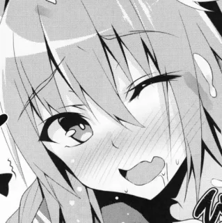 😣 Animé, Manga, Expression faciale, Gros plan telegram sticker