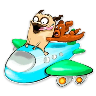 Chubaka&Woody telegram stickers