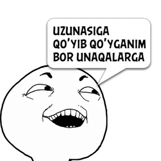 😼 UZUNASIGA
QO'YIB QO'YGANIM
BOR UNAQALARGA telegram sticker