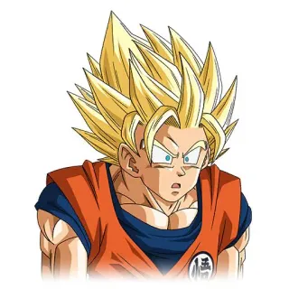 😮 Goku Dragon Ball Аниме, Манга, Dragon Ball, Супер Саян, Гоку telegram sticker