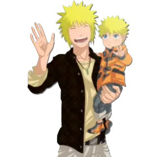 😃 Naruto アニメ, 漫画, 家族, 子供 telegram sticker