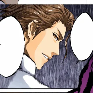 🧬 Sosuke Aizen Bleach 애니메이션, 만화, 악당, 아이젠, 대장 telegram sticker