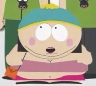 😍 Eric Cartman South Park 卡通, 南方公园, 埃里克·卡特曼, 角色 telegram sticker