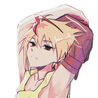 ✨ Anime, Manga, Tekening, Illustratie, Personage telegram sticker