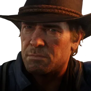 Arthur Morgan RDR2 telegram stickers