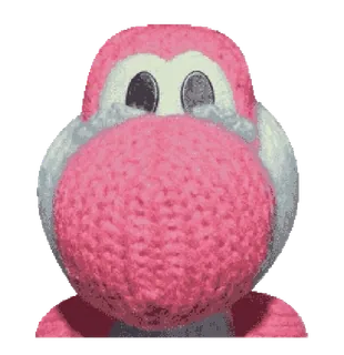 🥺 Yoshi Yoshi, personaggio videogioco, Nintendo, Yoshi rosa whatsapp sticker