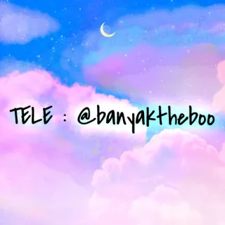 👻 TELE : @banyaktheboo облака, телеграм, социальные сети, имя пользователя whatsapp sticker